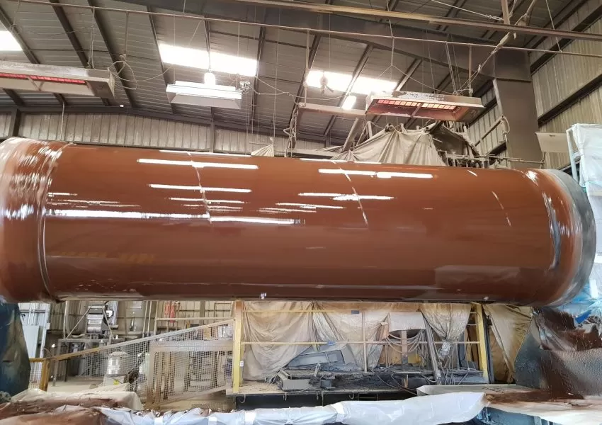 Image of a pipe being protected by Seal for Life's product Powercrete